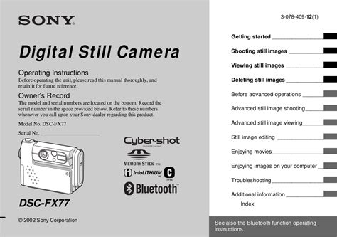 sony cyber shot manual pdf.
